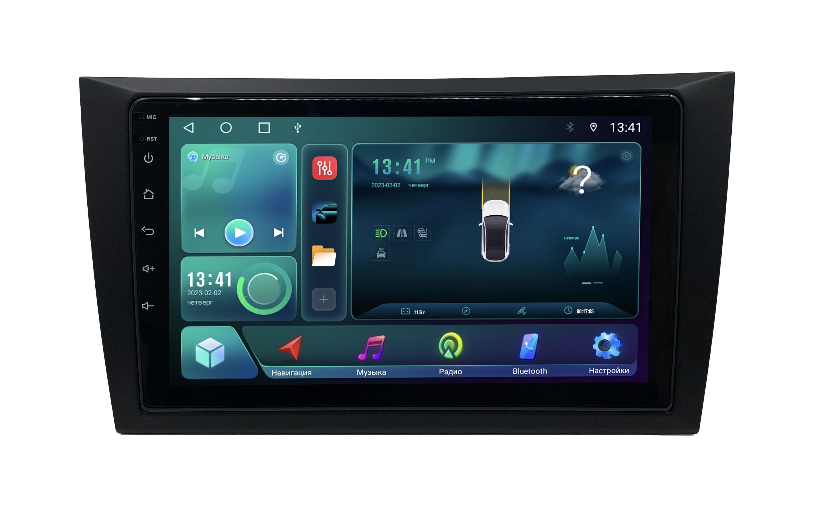 Штатная магнитола Zenith Volksvagen Golf 6 2008-2016 Android 12 232 GB Мультируль 2088500₽