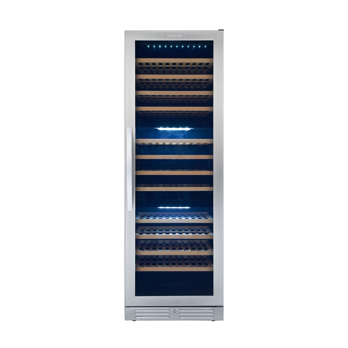 Винный шкаф Cellar Private CP154-3T черный встраиваемый винный шкаф cellar private cp027 2tb