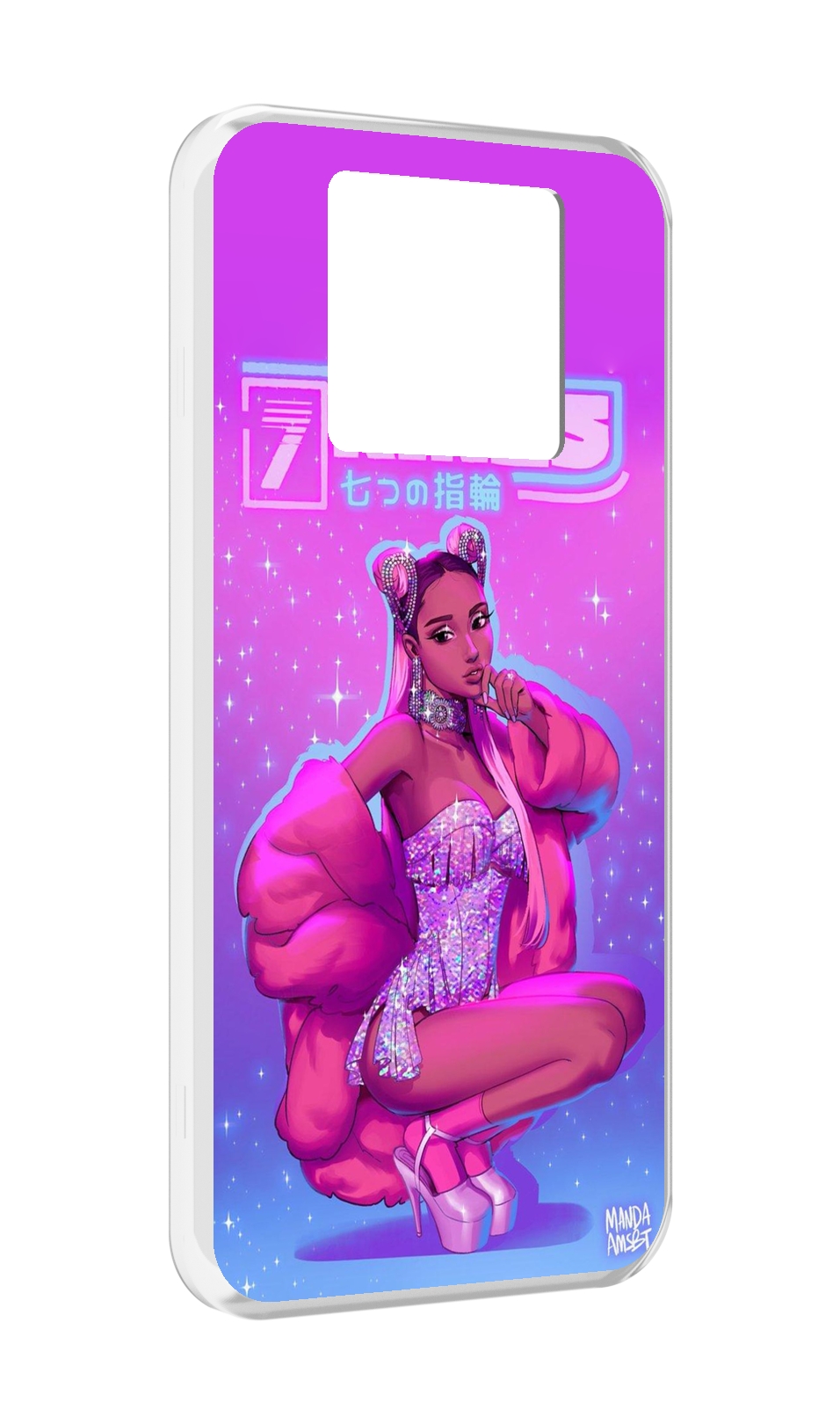 

Чехол MyPads ариана-гранде для Black Shark 3 5G / Black Shark 3S, Прозрачный, Tocco