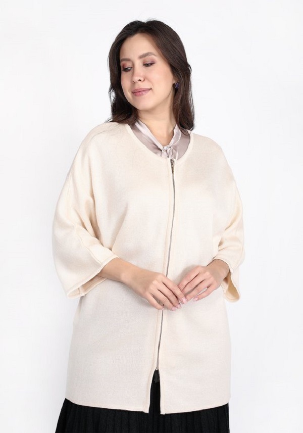 

Кардиган женский Vivawool 024510 белый 54 RU, 024510