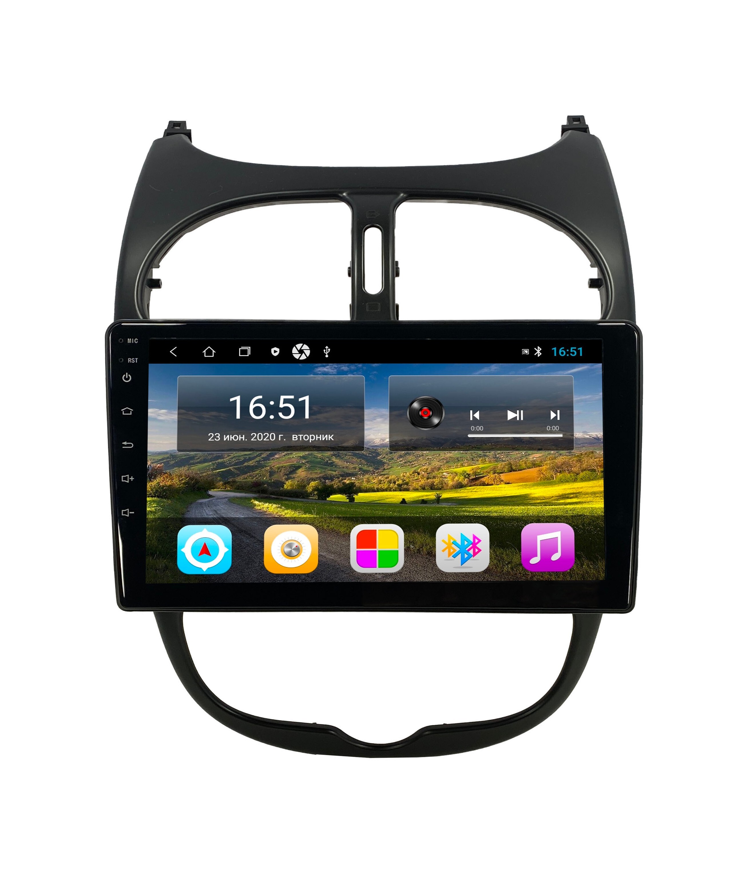 Штатная автомагнитола Zenith Peugeot 206 1998-2012 Android 12 232GB Мультируль ШГУ 2102700₽