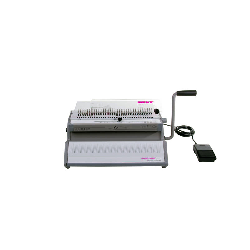 

Брошюровщик Renz SRW 360 Comfort Plus на металлическую пружину, Серый, SRW 360 Comfort Plus