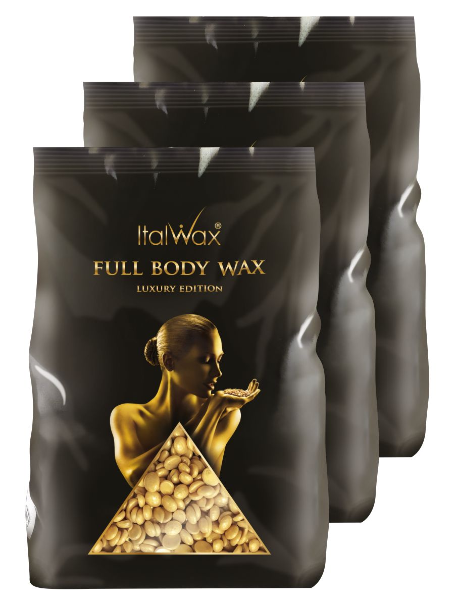 

Комплект Воск горячий пленочный ITALWAX Full body wax ганулы 1 кг х 3 шт., Воск горячий (пленочный)