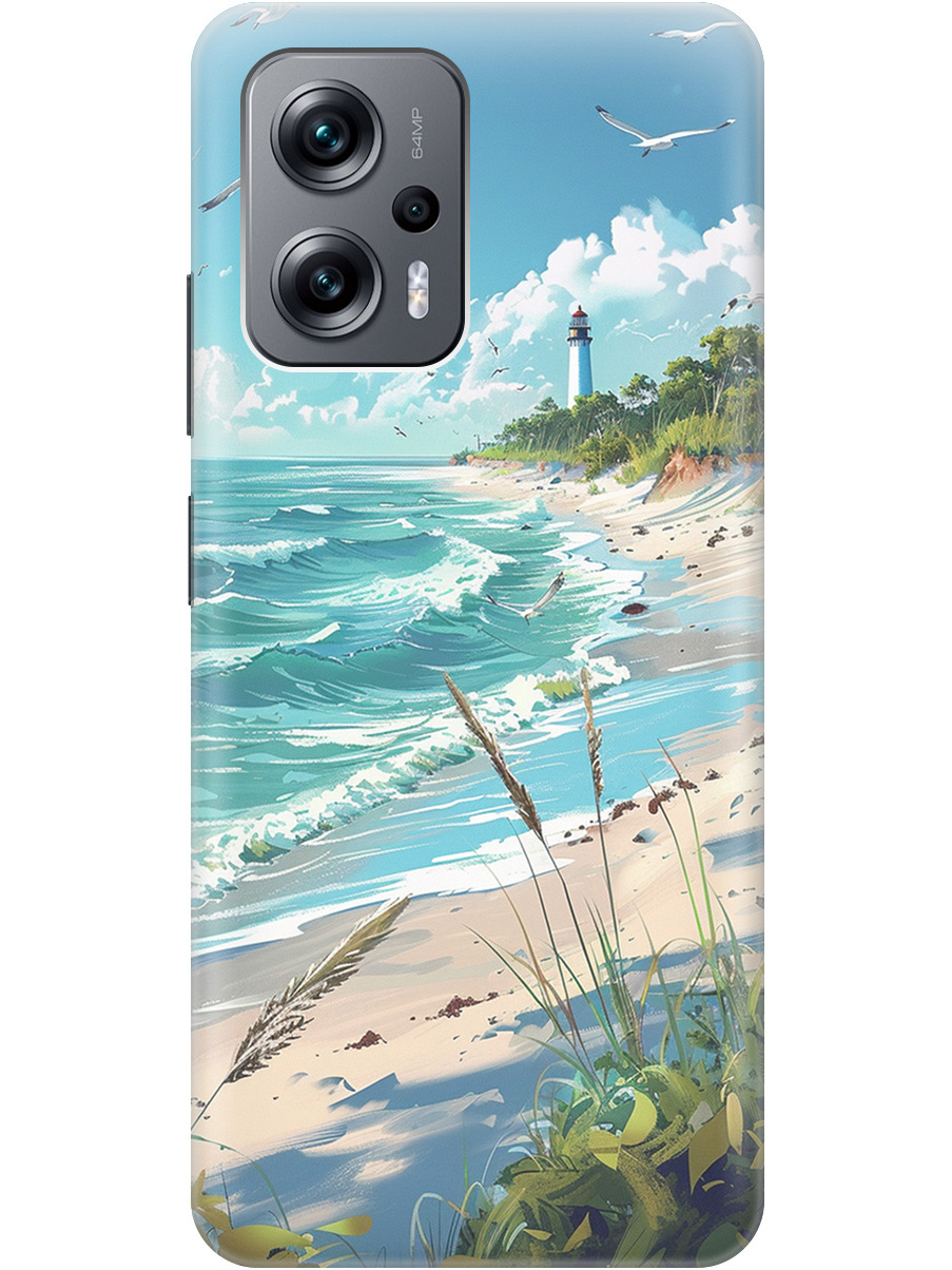 

Силиконовый чехол на Poco X4 GT / Xiaomi Redmi Note 11T Pro / 11T Pro+ с принтом 803207, Белый;голубой;зеленый;прозрачный, 740187741