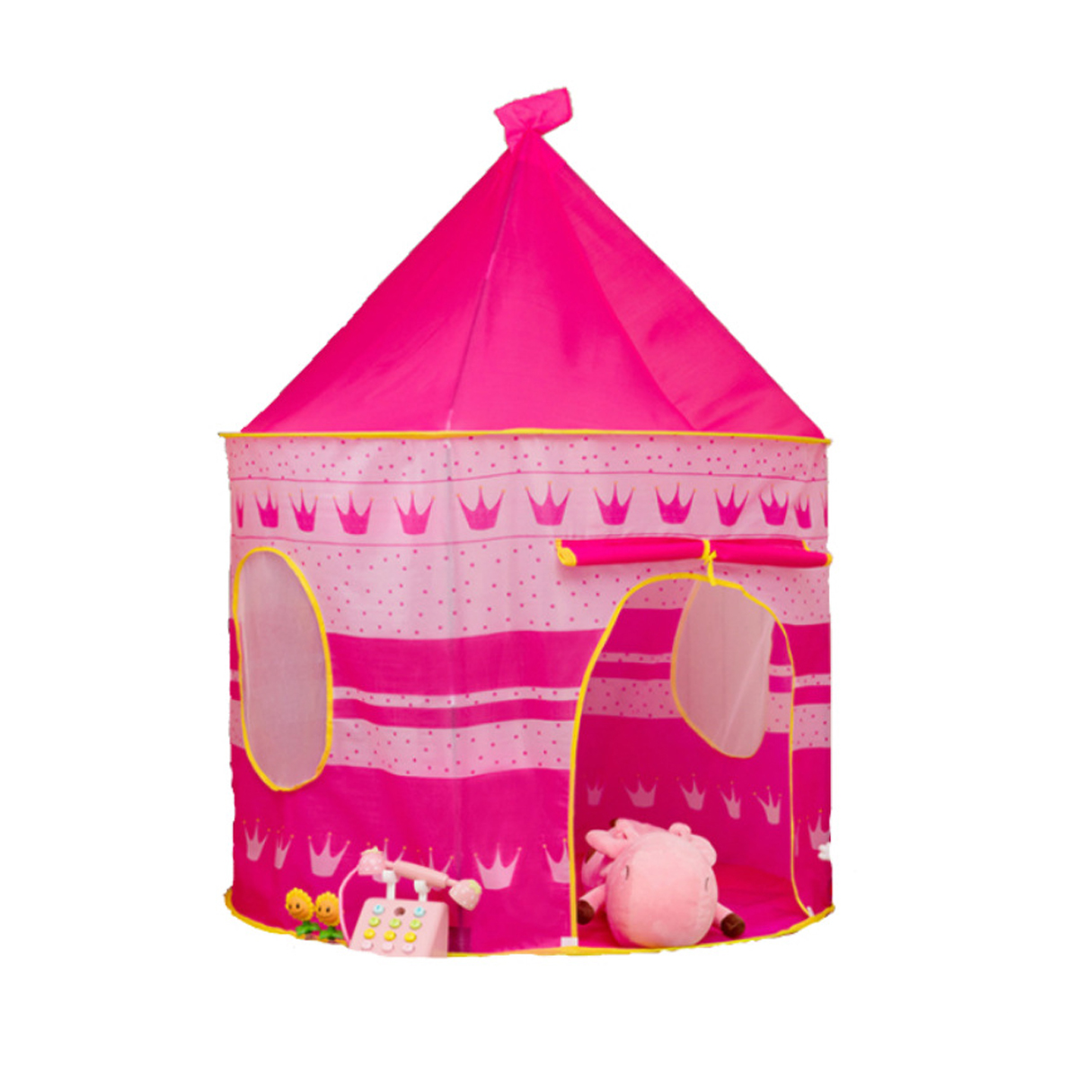фото Детская игровая палатка baby fox принцесса 135х105 см., цв. розовый bf-tnt-05