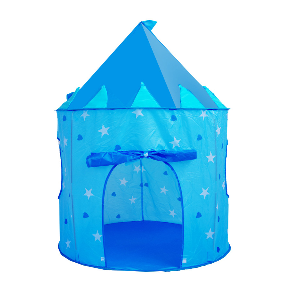 фото Детская игровая палатка baby fox замок 135х105 см., цвет голубой, bf-tnt-06