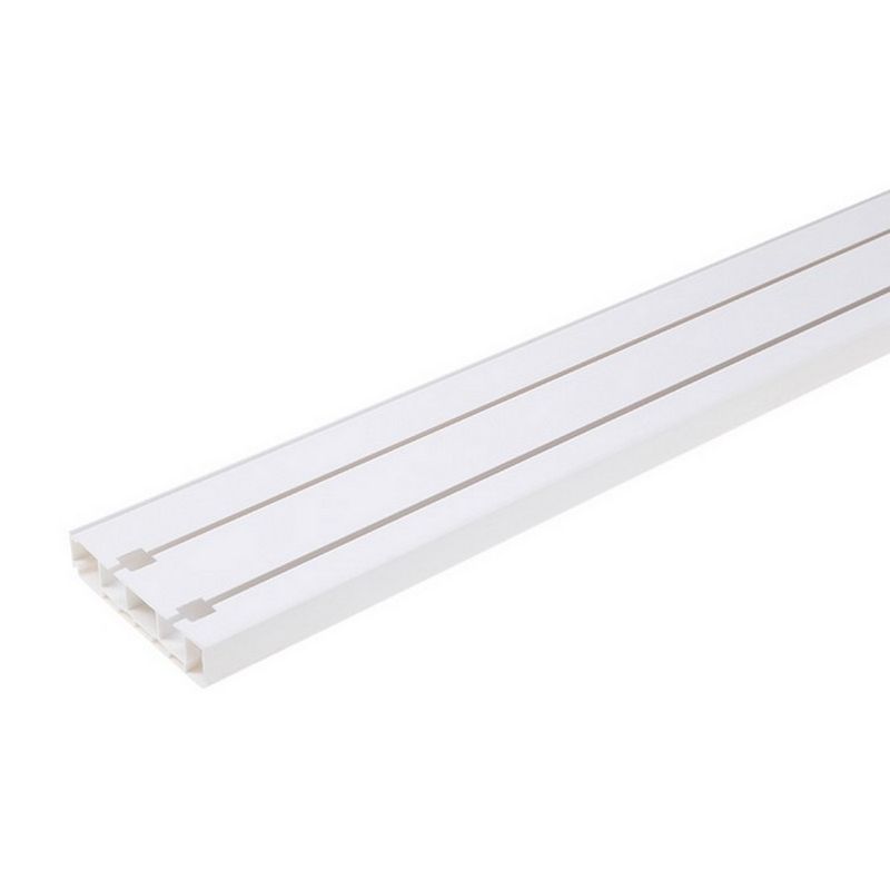

Карниз пластиковый двухрядный LEGRAND 160 см., Белый, пластиковый двухрядный