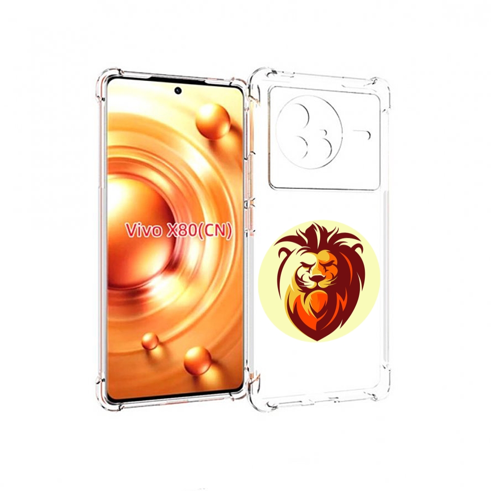 

Чехол Mypads Картинка-Лев Для Vivo X80, Прозрачный, Tocco