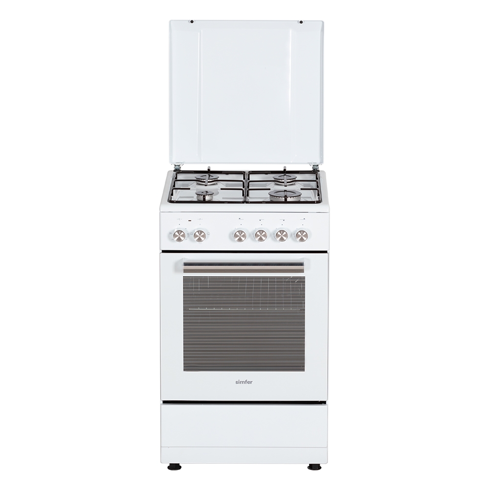 

Комбинированная плита Simfer F65MW43016 белая, F65MW43016