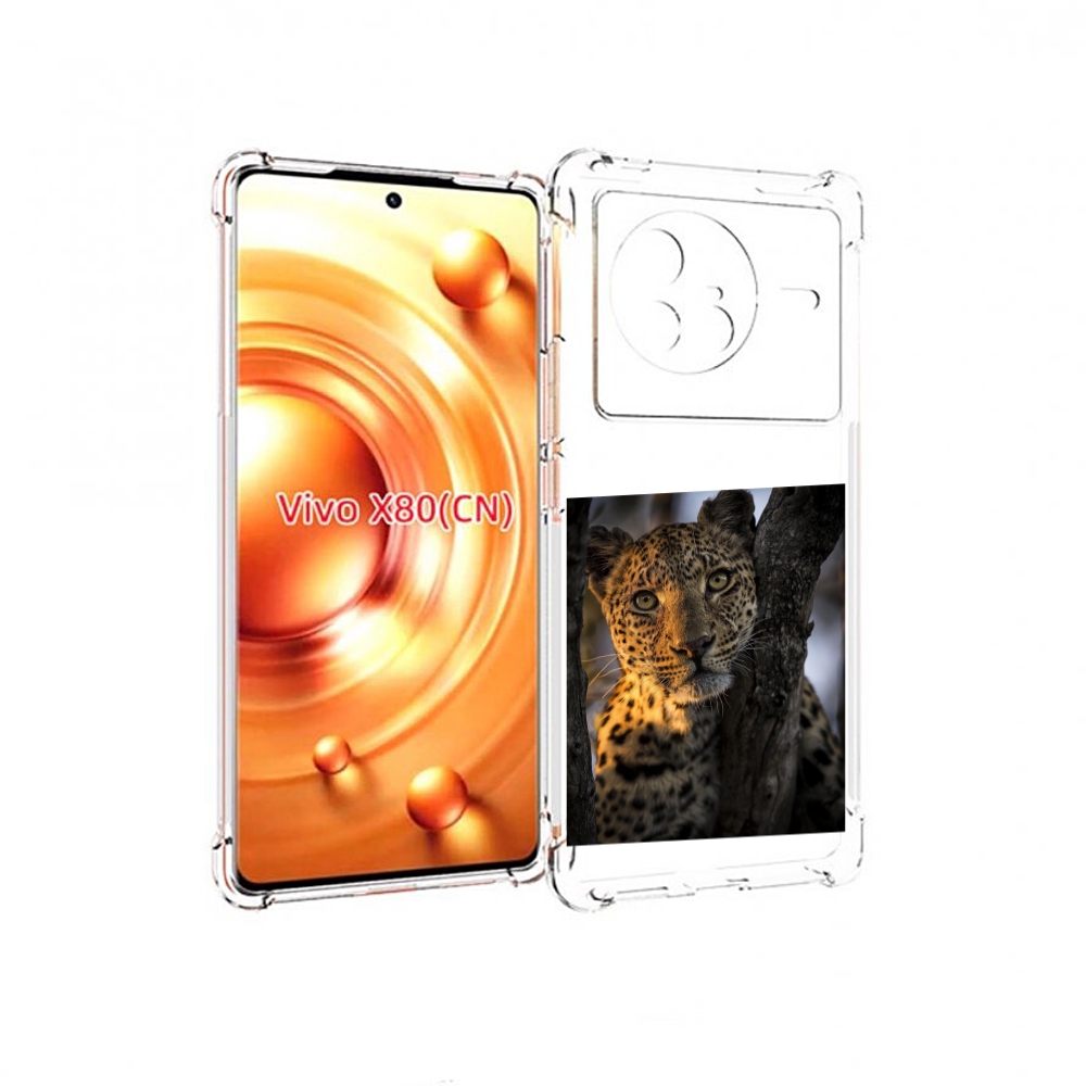 

Чехол Mypads Леопард Для Vivo X80, Прозрачный, Tocco