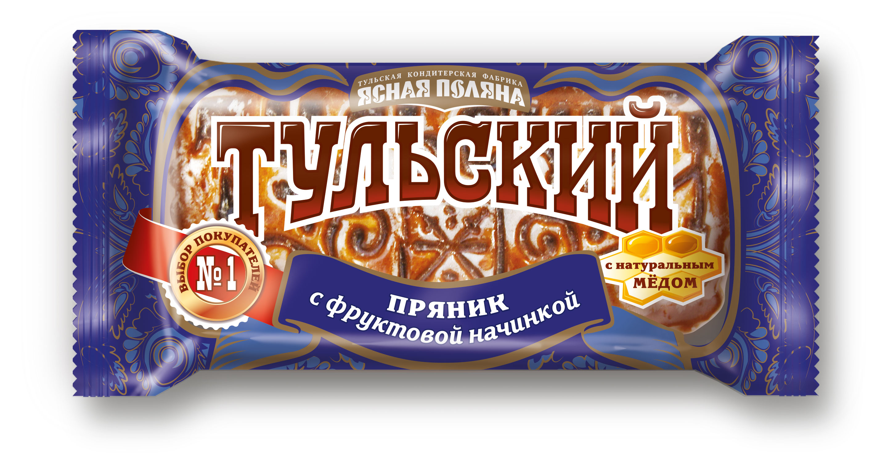 Пряник Ясная Поляна Тульский с фруктовой начинкой