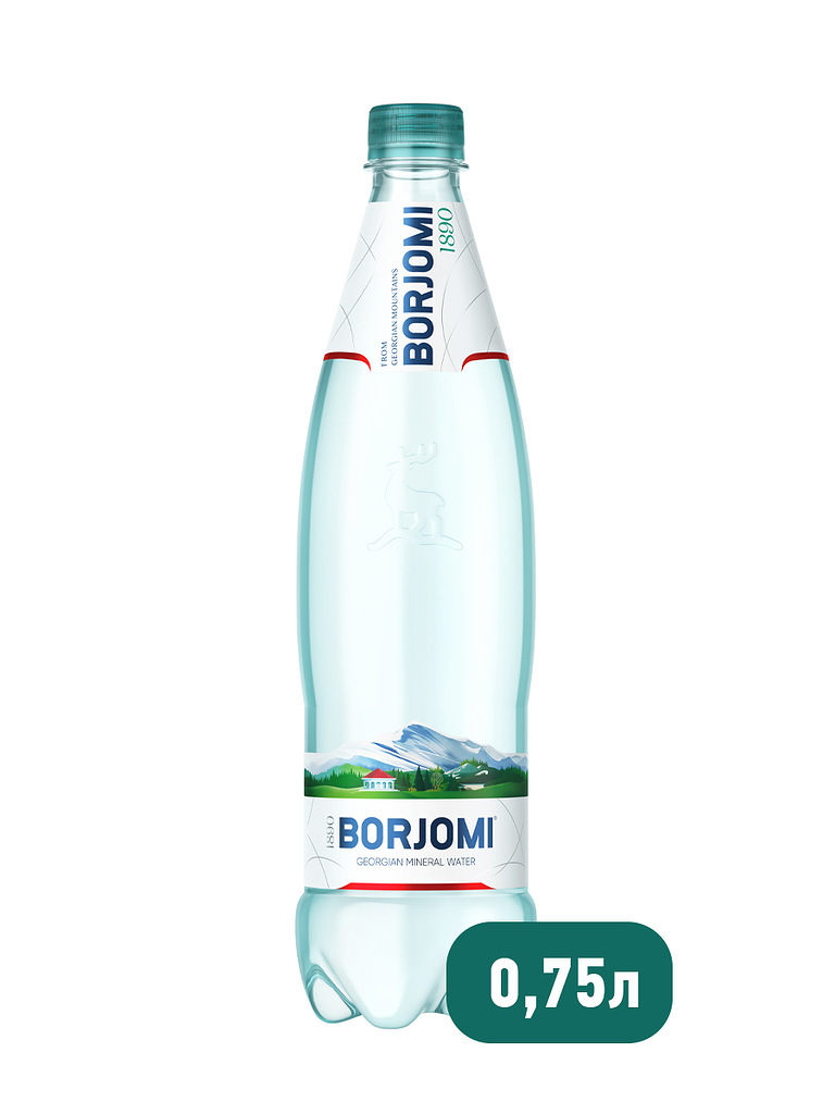 

Borjomi вода природная минеральная, по 0,75 л ПЭТ 6 шт/уп