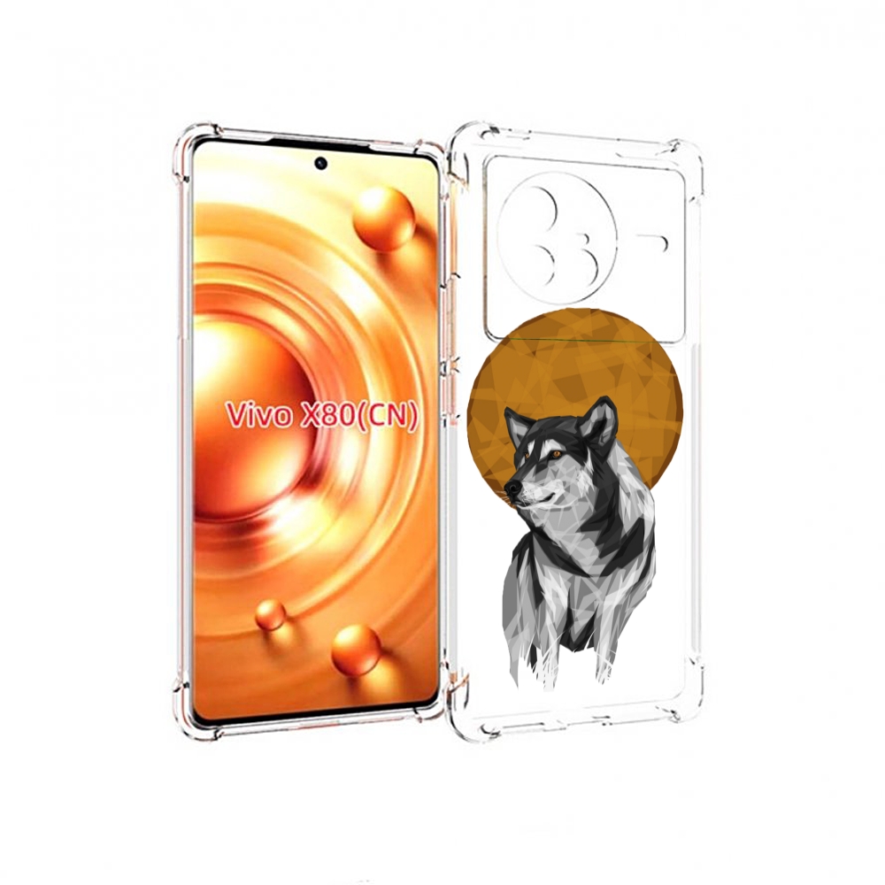 

Чехол Mypads Лунный Волк Для Vivo X80, Прозрачный, Tocco