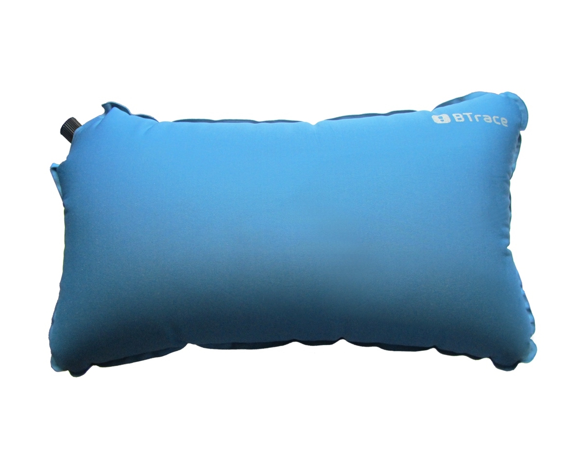 Подушка туристическая BTrace Elastic голубой 50 x 30 x 8,5 см