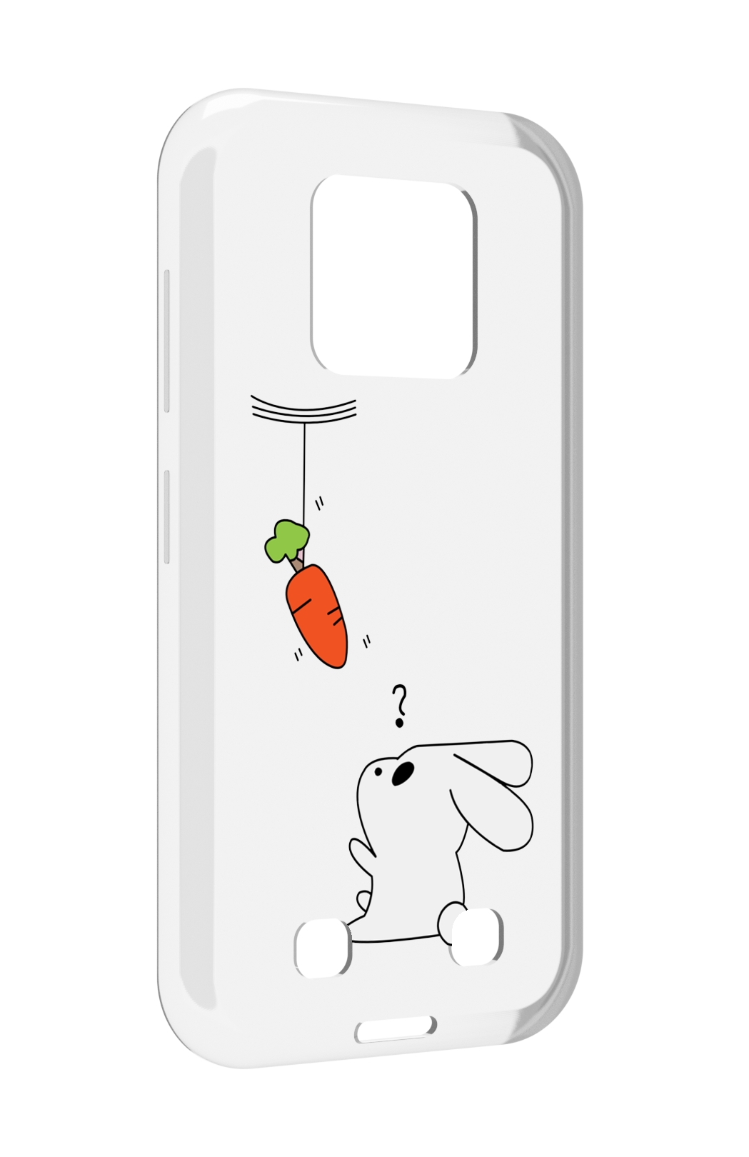 

Чехол MyPads морковка детский для Oukitel WP18, Прозрачный, Tocco