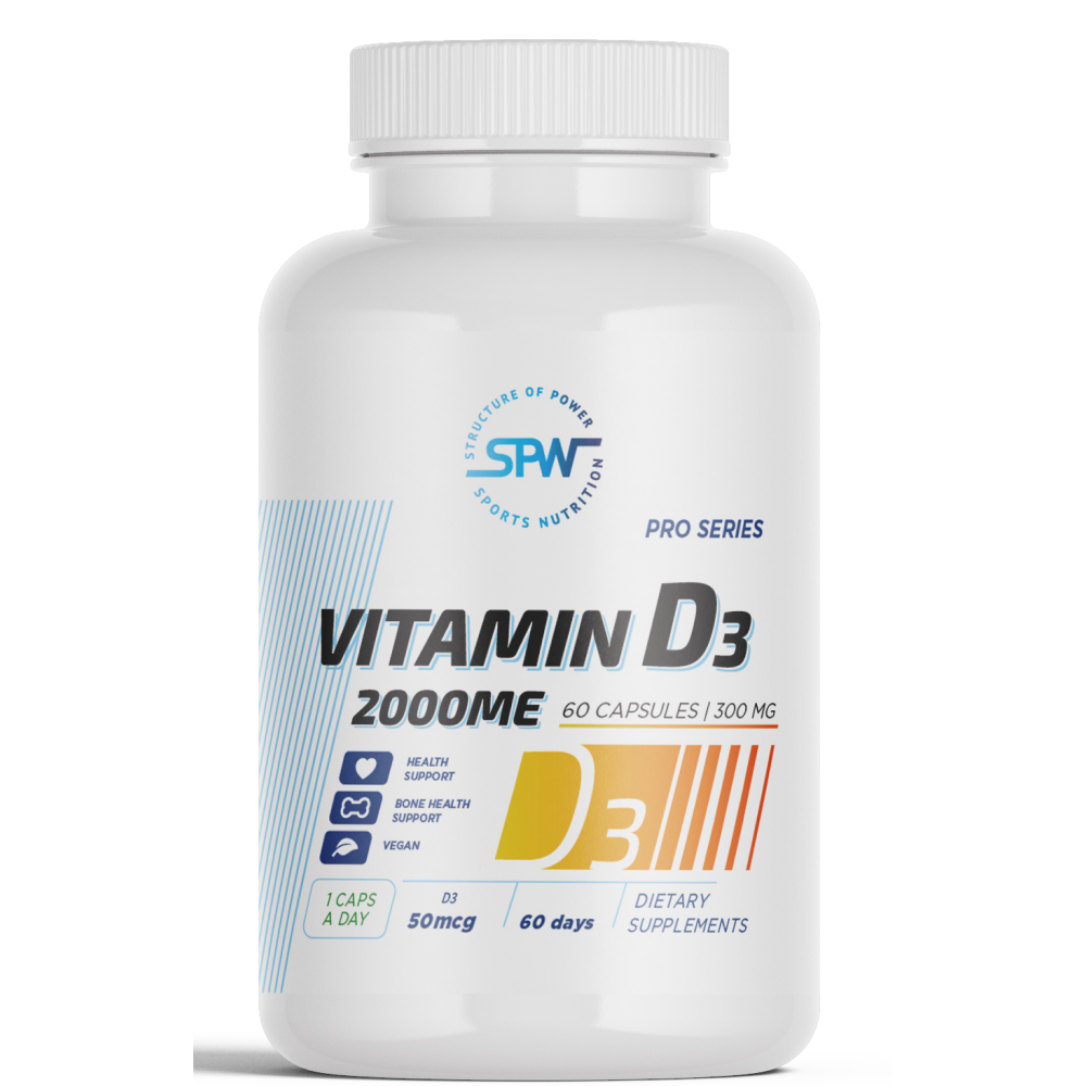 Купить Vitamin D3 SPW, Витамин Д3 SPW вег.капсулы 2000 me 60 шт