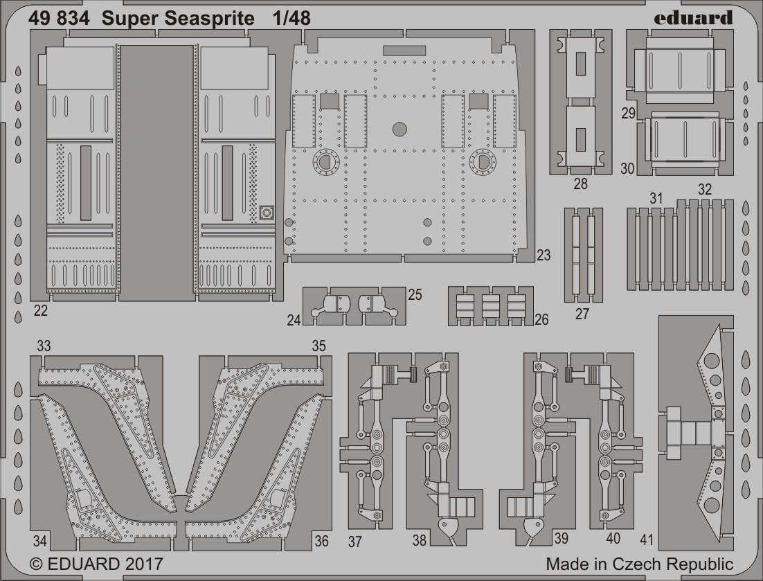 

Фототравление Eduard 49834 Super Seasprite 1/48