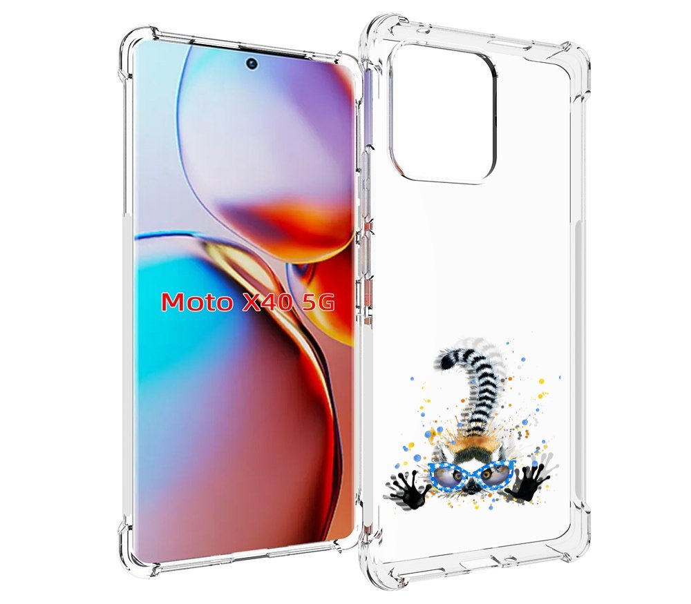 

Чехол MyPads лямур для Motorola Moto X40, Прозрачный, Tocco