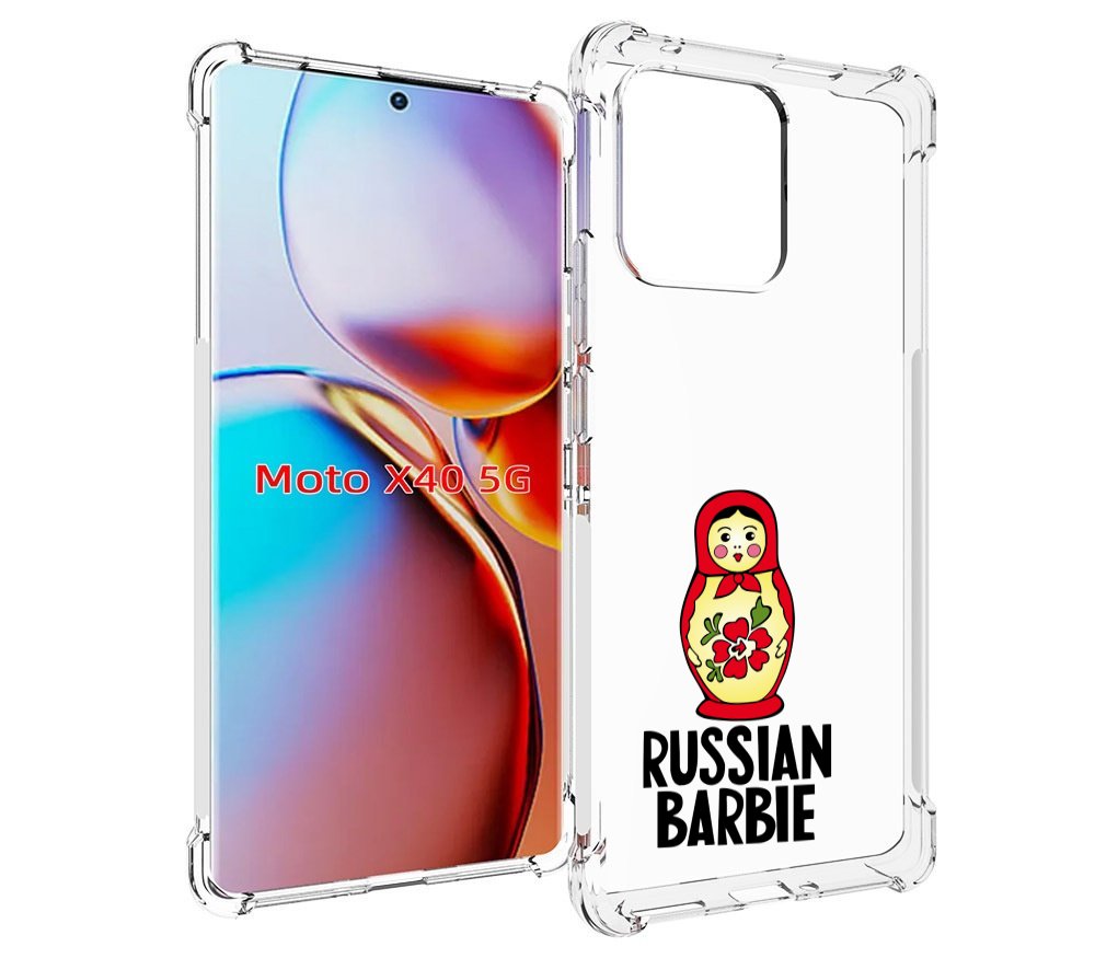 

Чехол MyPads матрешка для Motorola Moto X40, Прозрачный, Tocco