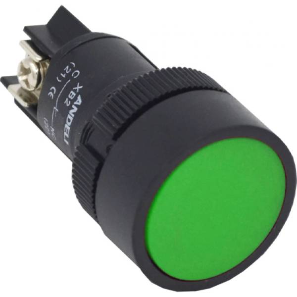 Кнопка ANDELI XB2-EA131 Пуск зеленая 1з d22мм/230В ADL10-094 модульная кнопка chint np9 12d3 1 с подсветкой 1но 2нз ac dc 230в зеленая 584075