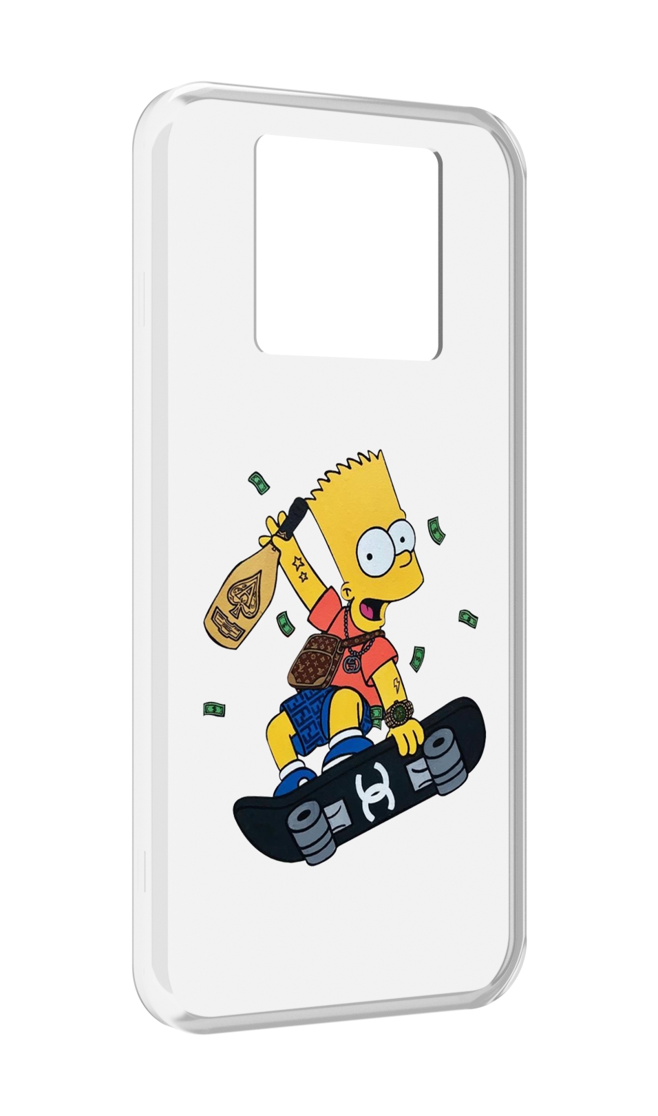 

Чехол MyPads барт-скейтер детский для Black Shark 3 5G / Black Shark 3S, Прозрачный, Tocco