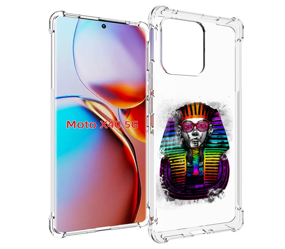 

Чехол MyPads модная богиня для Motorola Moto X40, Прозрачный, Tocco