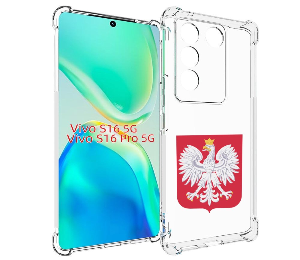 

Чехол MyPads герб-польши для Vivo S16 5G/S16 Pro 5G/V27/V27 Pro, Tocco