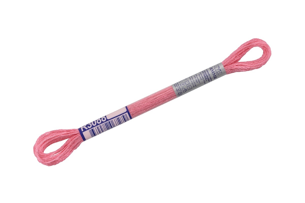 

Нитки Нитки Gamma мулине, 100% вискоза, 12*8 м, R3088, розовые, Розовый