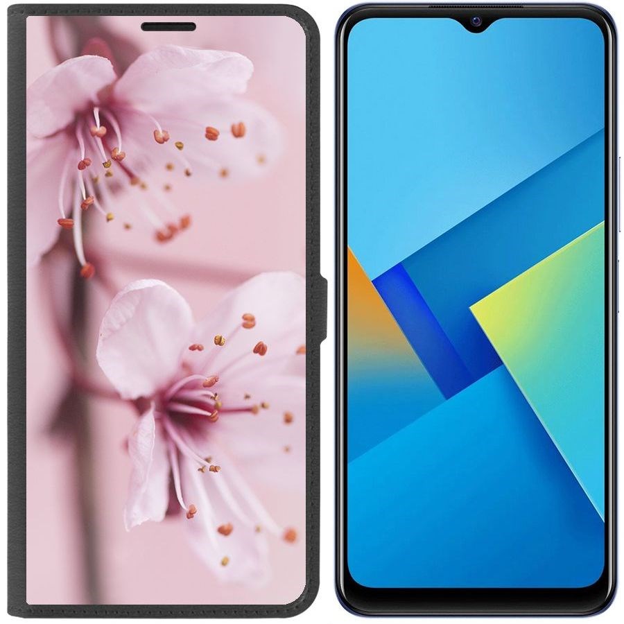 

Чехол-книжка Eco Book для Vivo Y21 Весна, Черный
