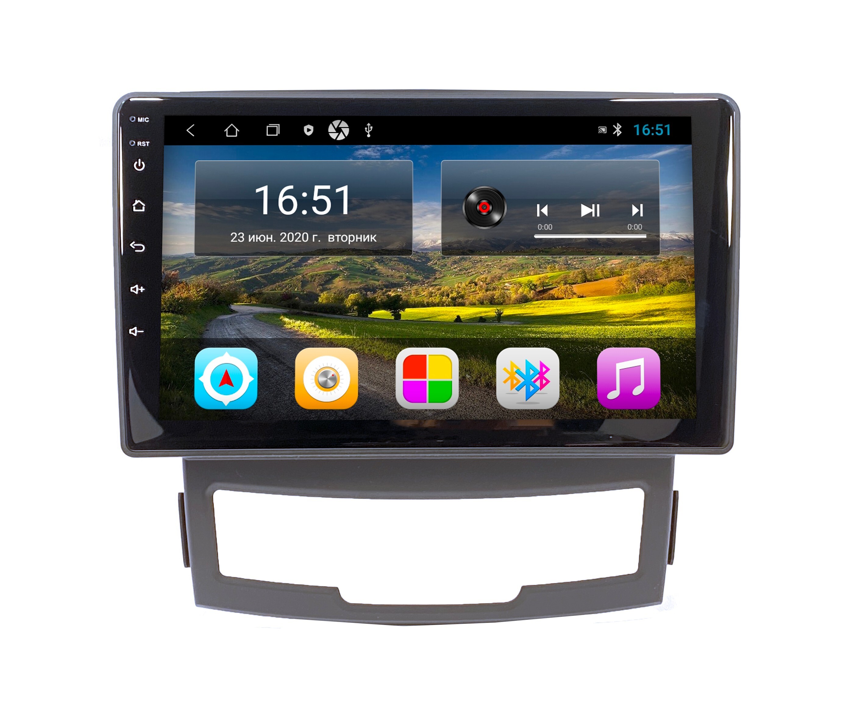 Штатная автомагнитола Zenith Ssang Yong Actyon 2010-2013 Android 12 216GB Мультируль 1821200₽