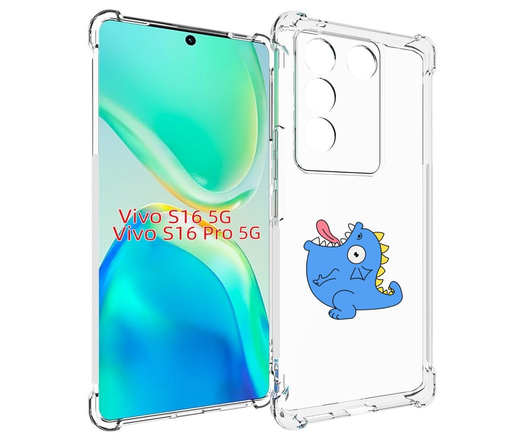 

Чехол MyPads голубая-рыбка для Vivo S16 5G/S16 Pro 5G/V27/V27 Pro, Tocco