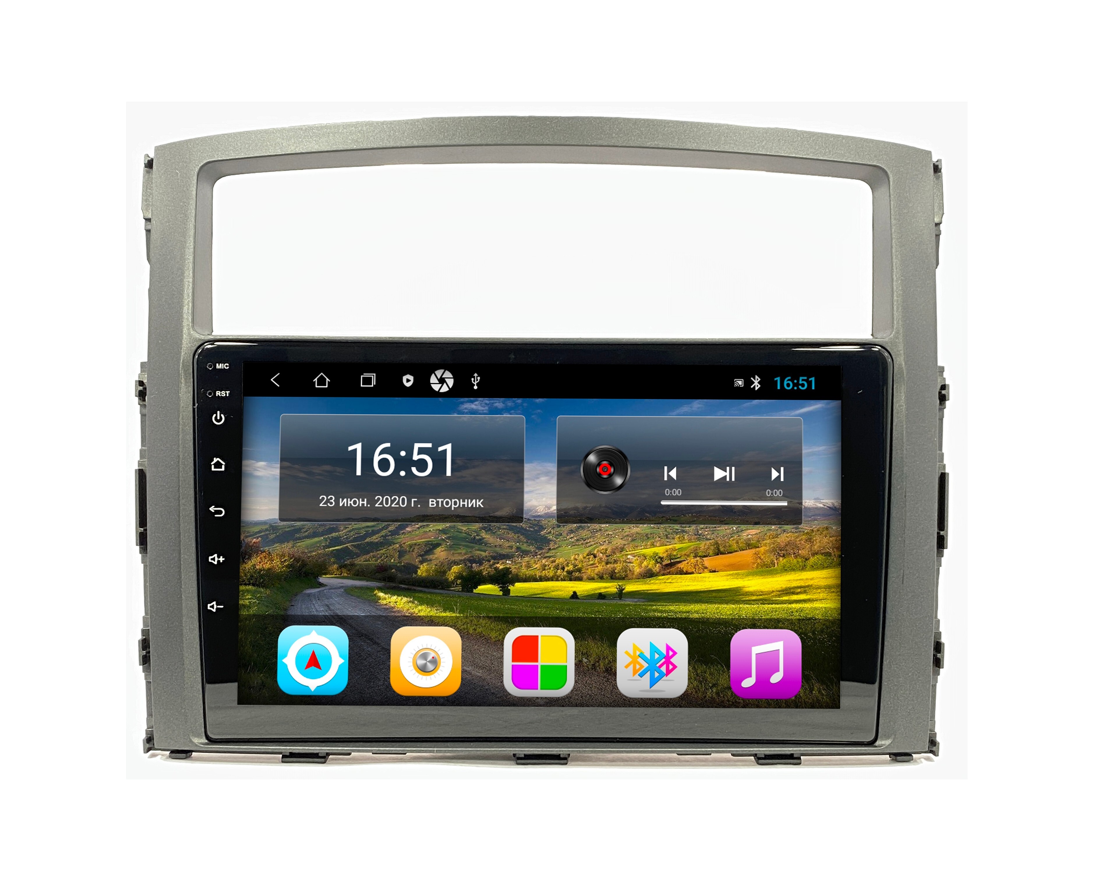 Штатная автомагнитола Zenith Mitsubishi Pajero 4 2006 Android 12 232GB Мультируль 2131000₽