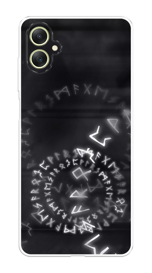 

Чехол на Samsung Galaxy A06 "Руны", Серый;черный, 2110150-1