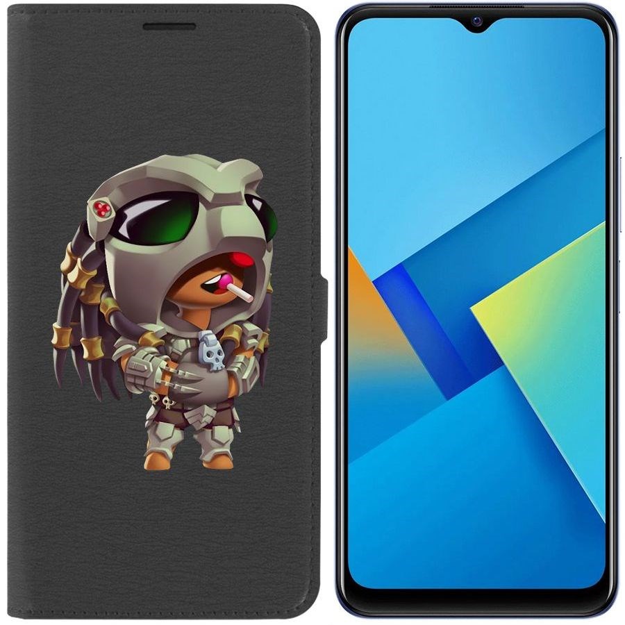

Чехол-книжка Eco Book для Vivo Y21 Brawl Stars-Леон Хищник
