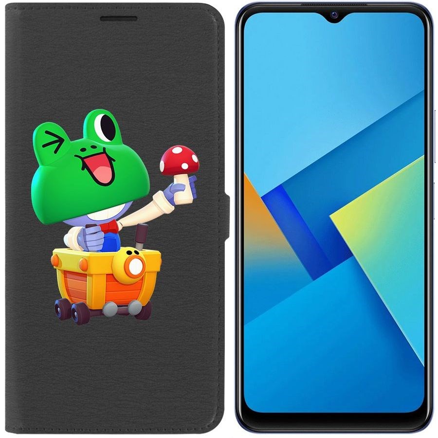 

Чехол-книжка Eco Book для Vivo Y21 Brawl Stars-Леонард Карл