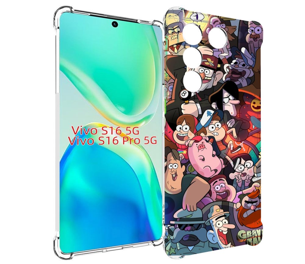 

Чехол MyPads гравити-фолз для Vivo S16 5G/S16 Pro 5G/V27/V27 Pro, Tocco