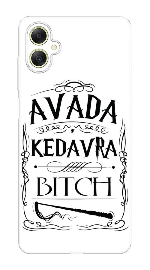 

Чехол на Samsung Galaxy A06 "Avada kedavra bitch", Белый;серый;черный, 2110150-1