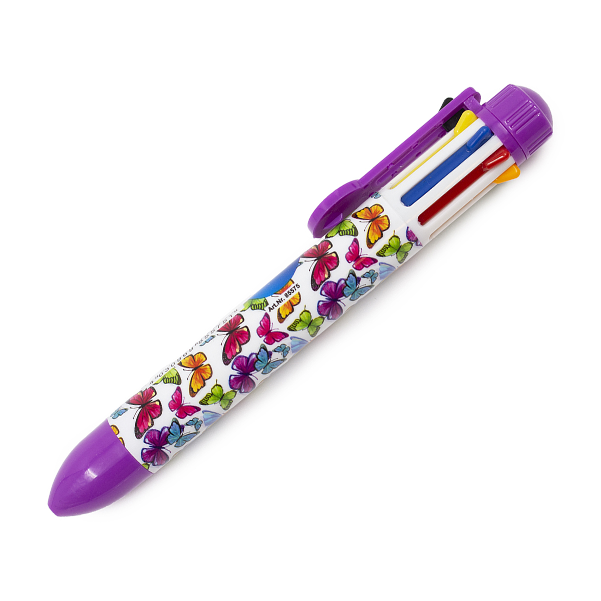 Ручка шариковая Centrum Quartet 85575, разноцветная, 0,7 мм, 1 шт.