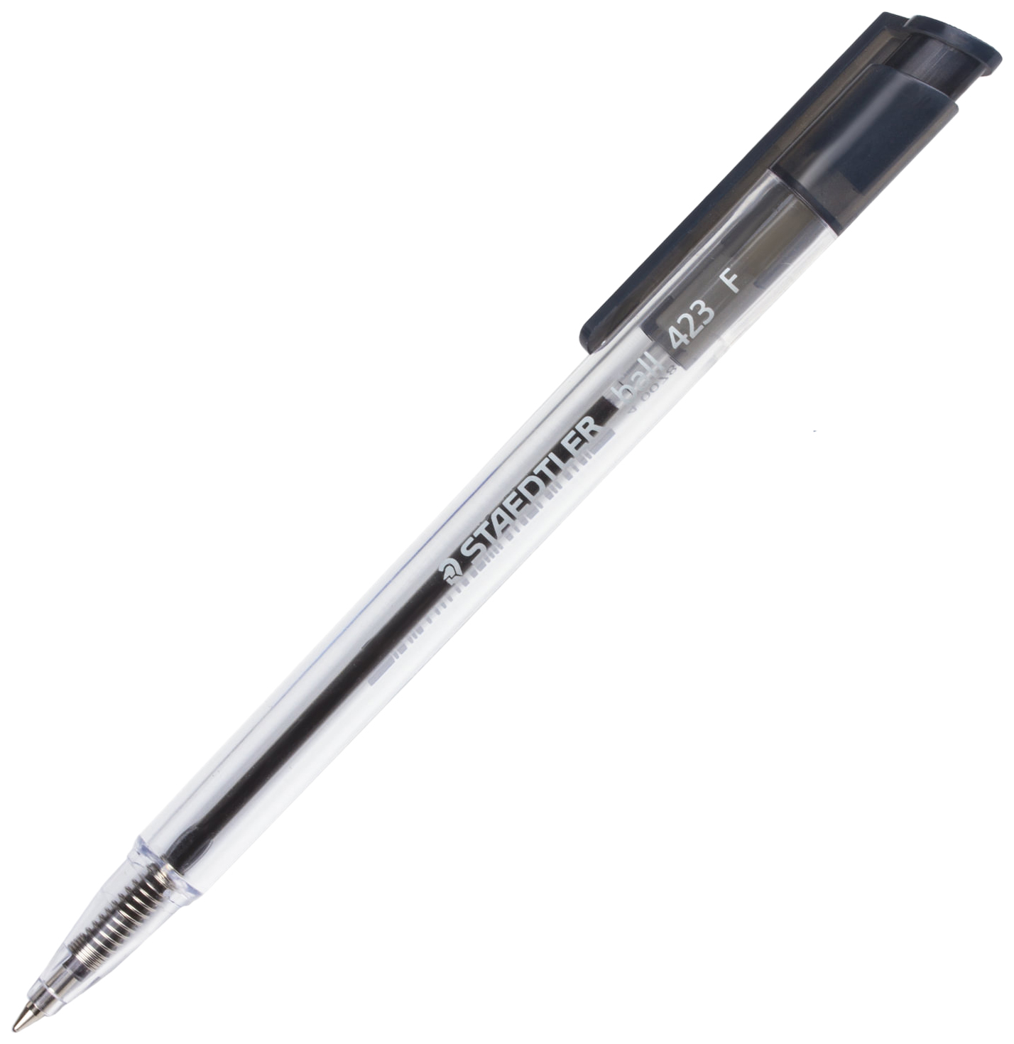 

Ручка шариковая автомат STAEDTLER ЧЕРНАЯ узел 0.7мм линия письма 045мм 423 F-9