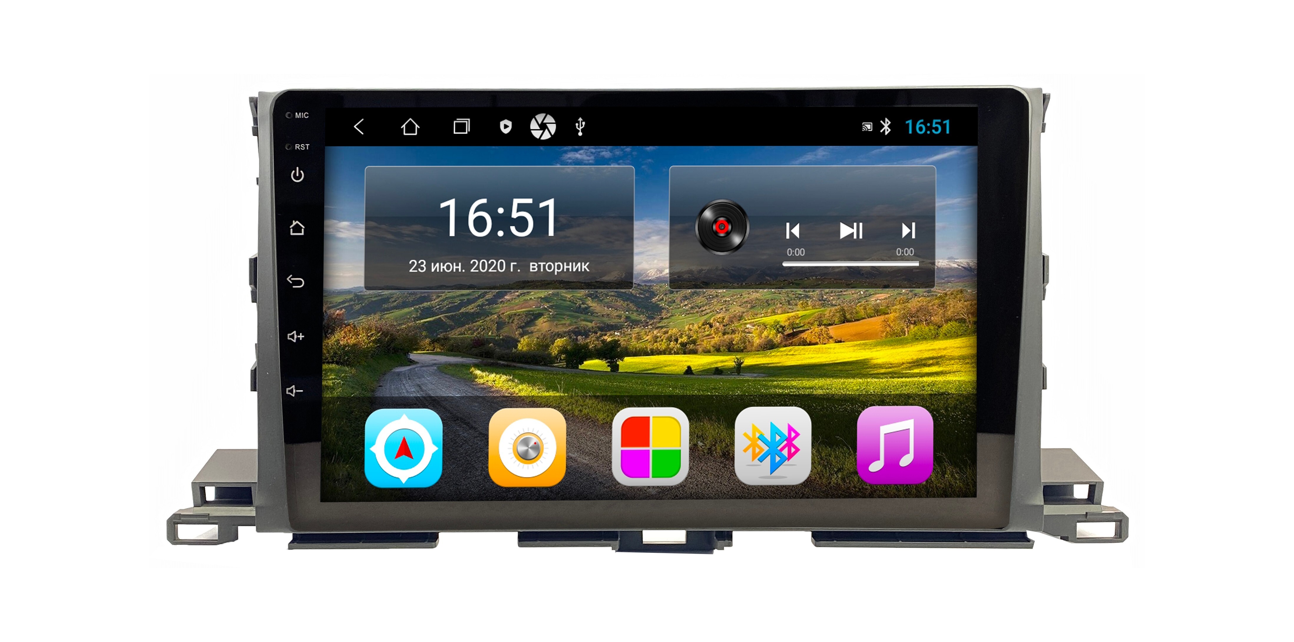 Штатная автомагнитола Zenith Toyota Highlander 2015-2017 Android 12 232GB Мультируль 1989300₽