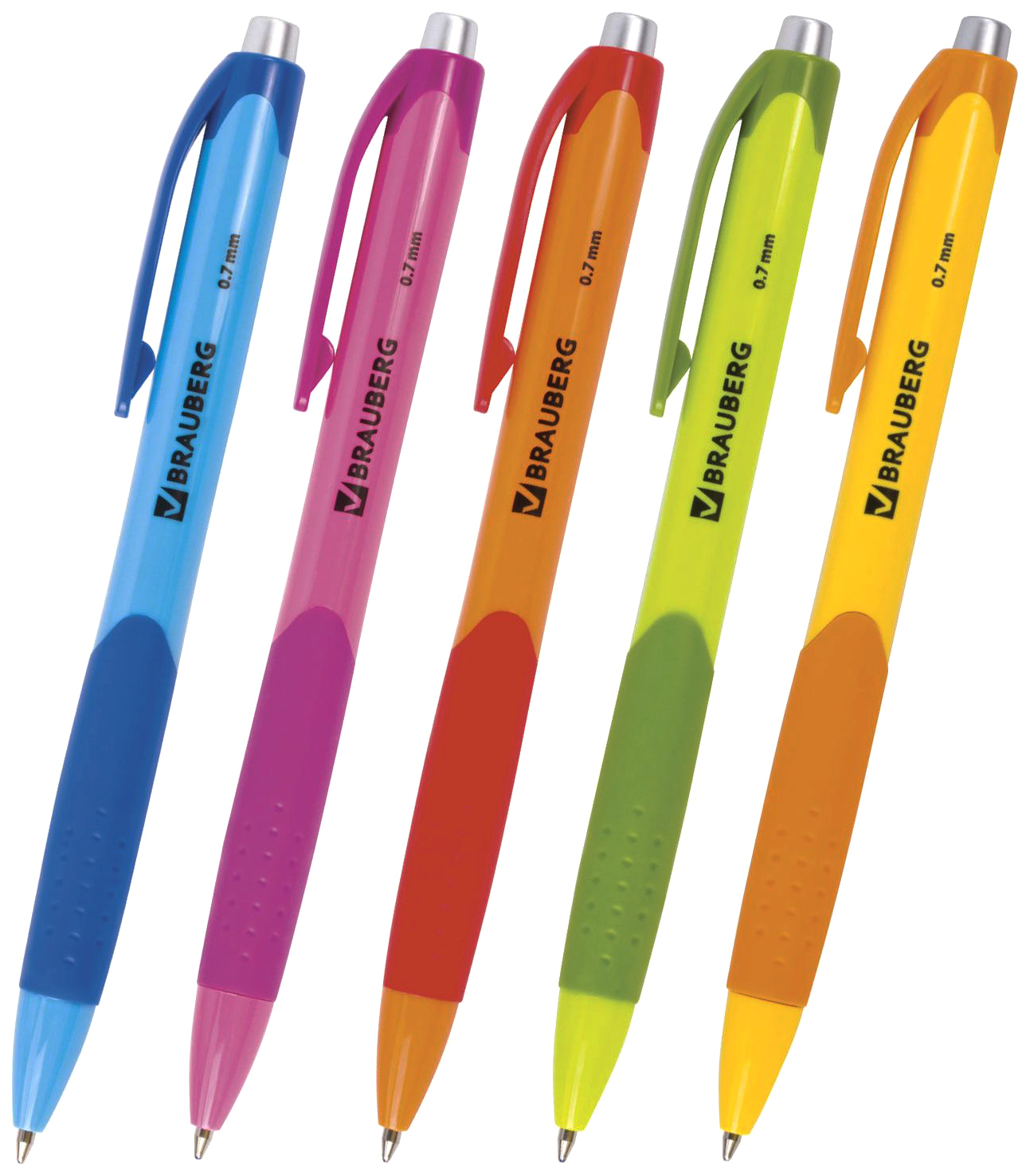 

Ручка шариковая Brauberg Juicy 141546, синяя, 0,7 мм, 1 шт.