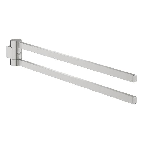

Держатель для полотенца GROHE Selection, двойной, поворотный, суперсталь (41063DC0)