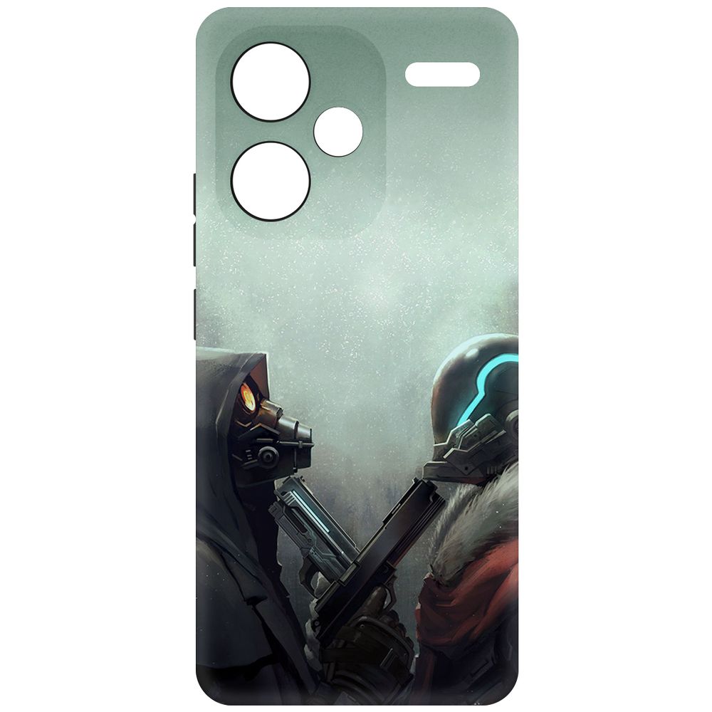 

Чехол-накладка Soft Case Cтандофф 2 - Противостояние для Xiaomi Redmi Note 13 Pro+ 5G, Черный