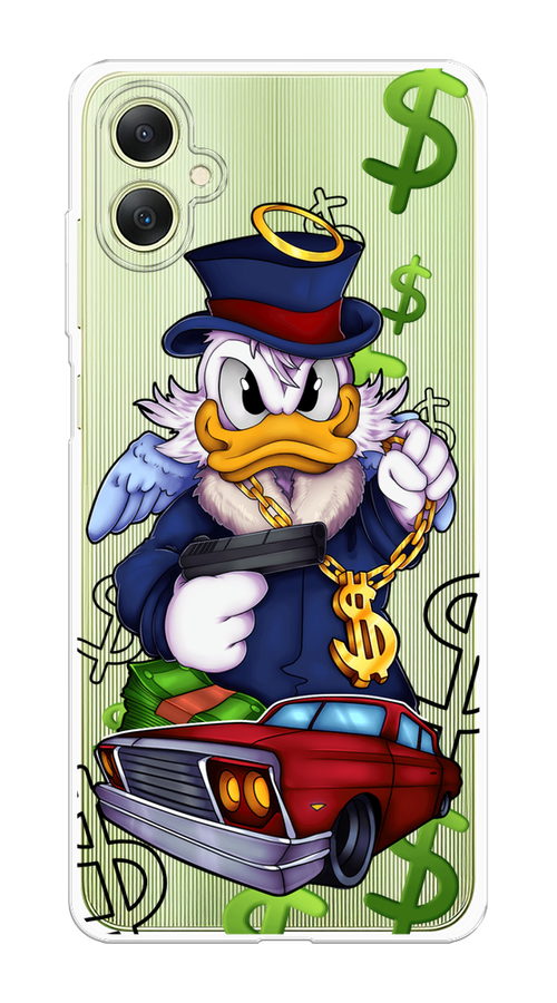 

Чехол на Samsung Galaxy A06 "Scrooge McDuck with a Gold Chain", Красный;синий;белый, 2110150-1