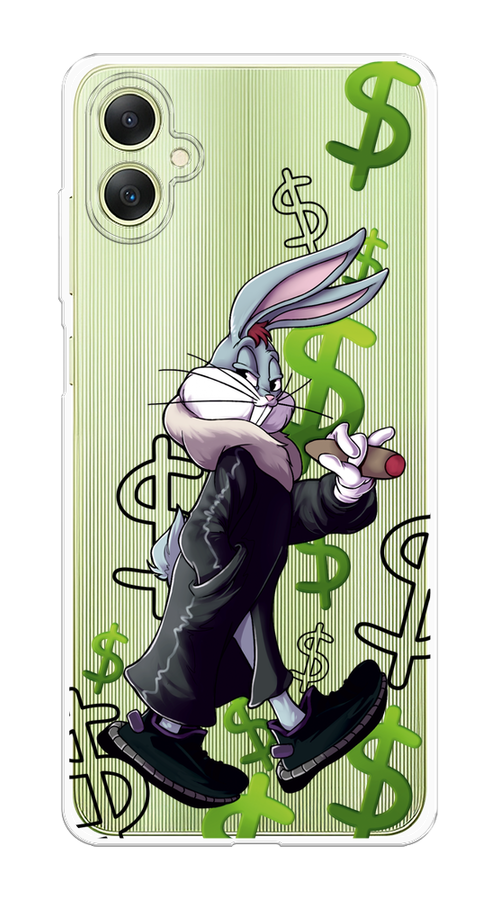 

Чехол на Samsung Galaxy A06 "Rich Bugs Bunny", Зеленый;черный;голубой, 2110150-1