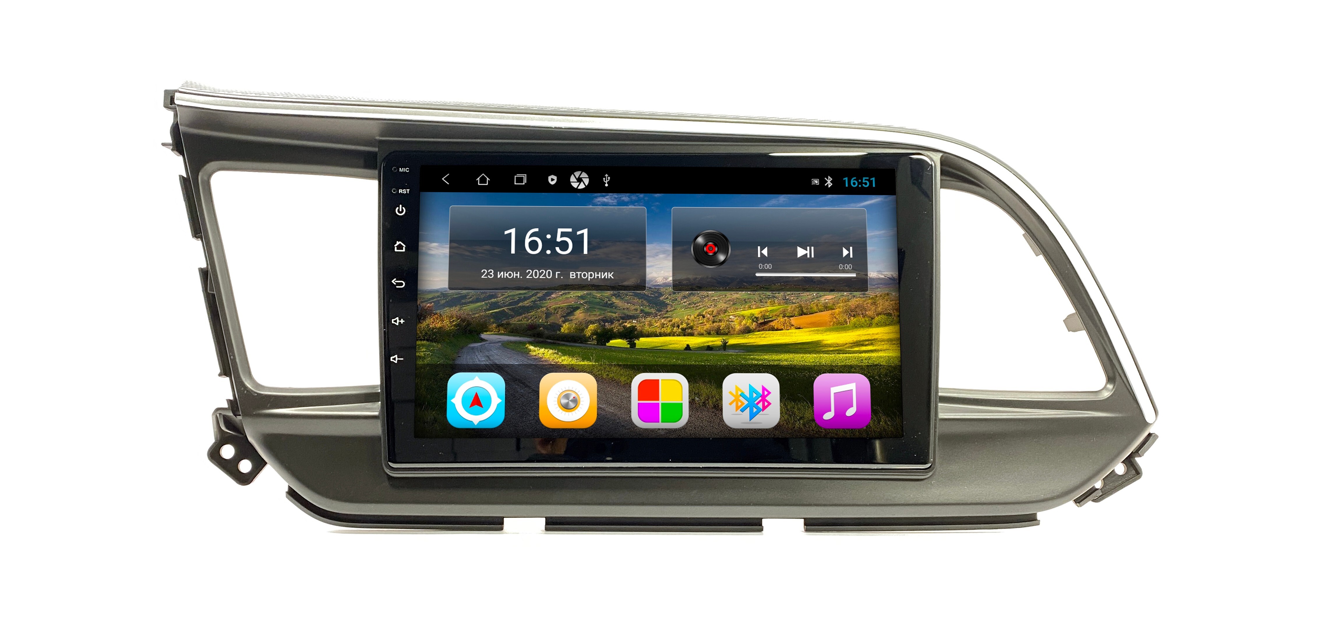 Штатная автомагнитола Zenith Hyundai Elantra 2019 Android 12 232GB Мультируль ШГУ 2074300₽