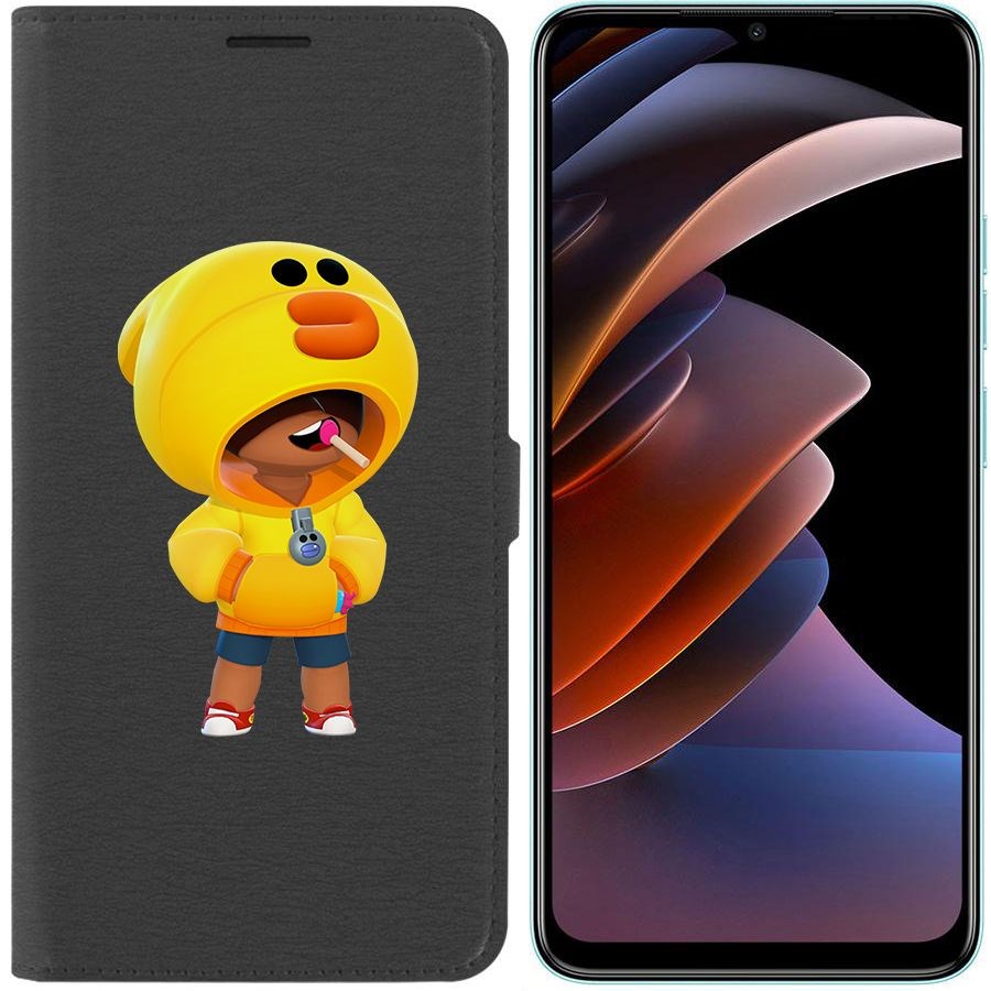 

Чехол-книжка Eco Book для Tecno Spark Go 2023 Brawl Stars-Леон Салли