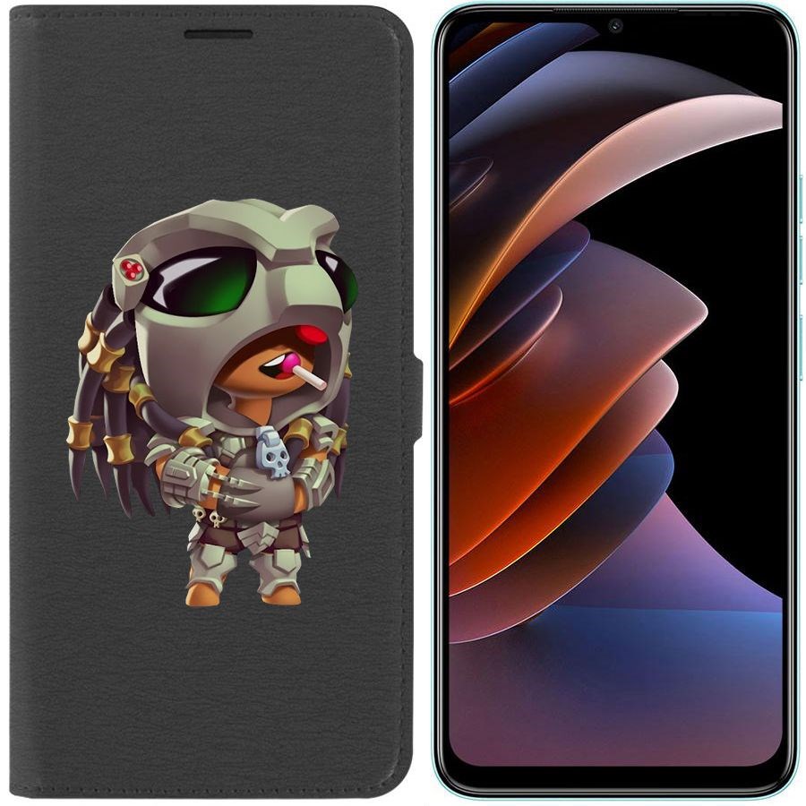 

Чехол-книжка Eco Book для Tecno Spark Go 2023 Brawl Stars-Леон Хищник