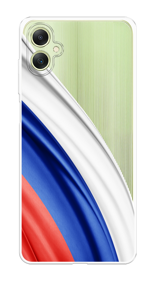 

Чехол на Samsung Galaxy A06 "Флаг России уголок", Белый;синий;красный;прозрачный, 2110150-1