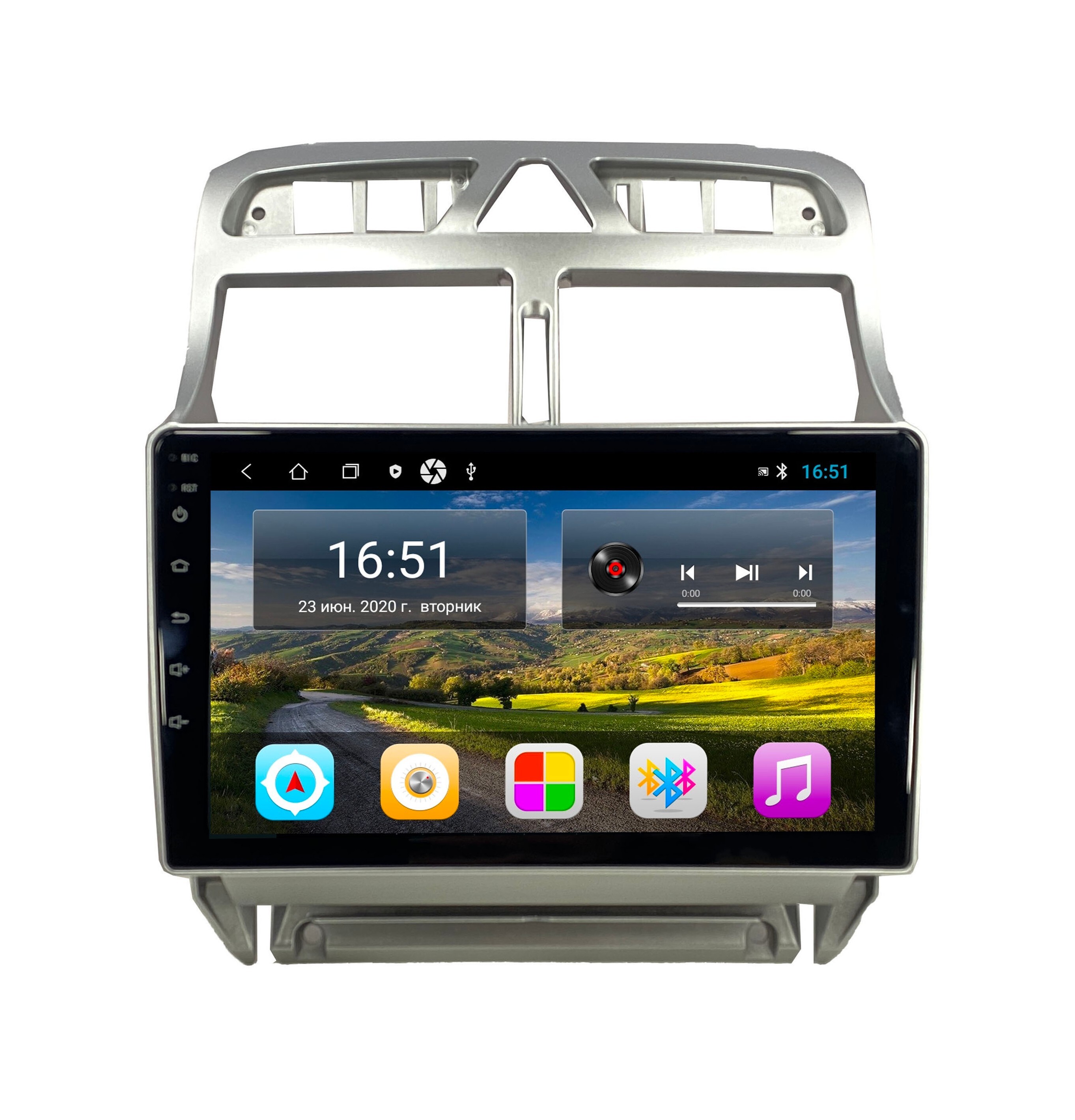 Штатная автомагнитола Zenith Peugeot 307 2001-2008 Android 12 232GB Мультируль ШГУ 2082800₽